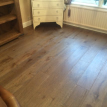 Rustic Oak - Brushed and Lacquered.